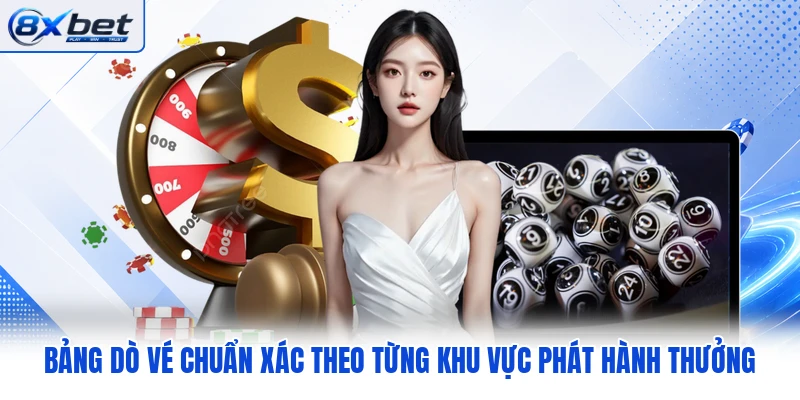 Bảng dò vé chuẩn xác theo từng khu vực phát hành thưởng